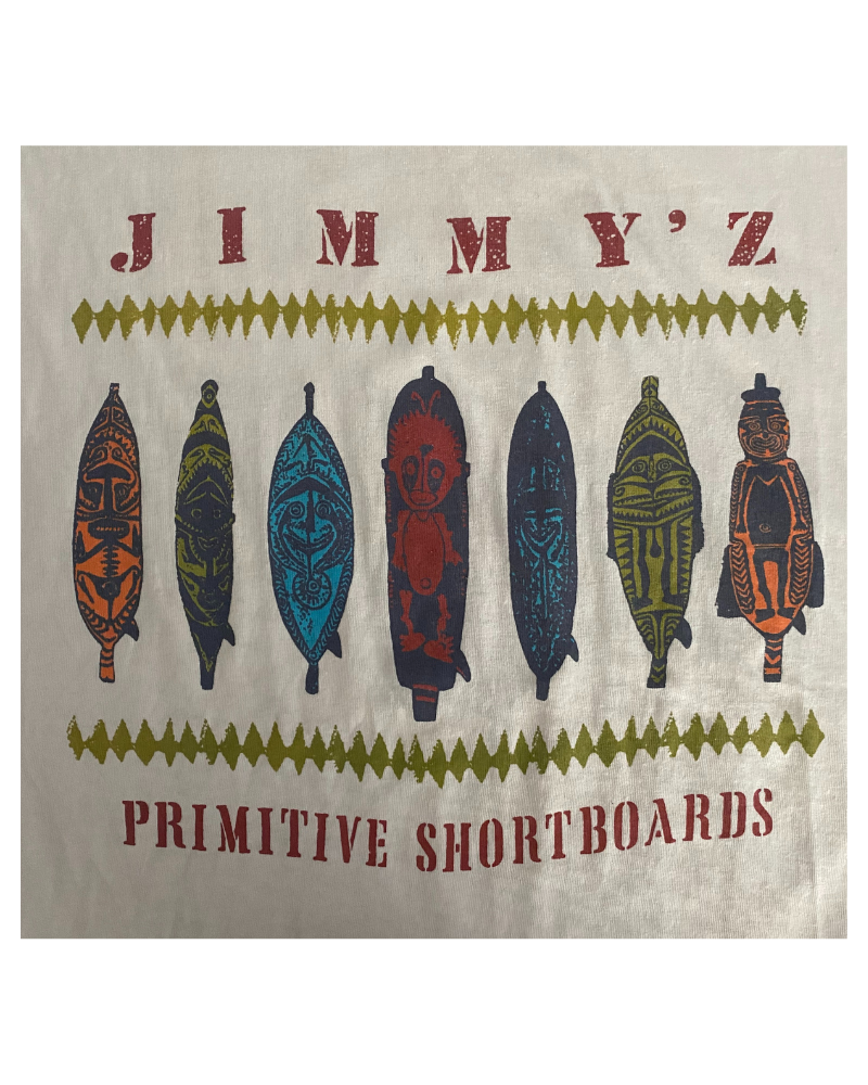 Vintage Jimmy'Z Primitive ShortBoards 1984 Surf T-Shirt XL