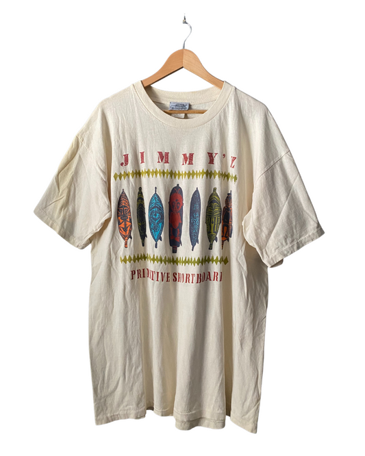 Vintage Jimmy'Z Primitive ShortBoards 1984 Surf T-Shirt XL