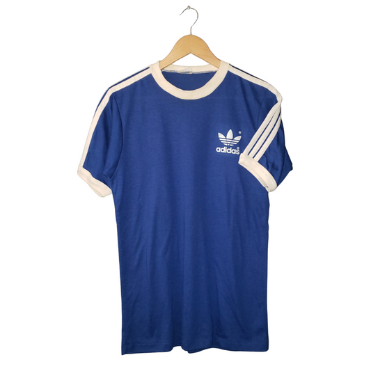 Vintage Adidas Trefoil Classic 80's Ringer T-Shirt Md
