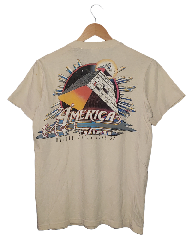 Vintage America USA Tour 1983 T-Shirt Md