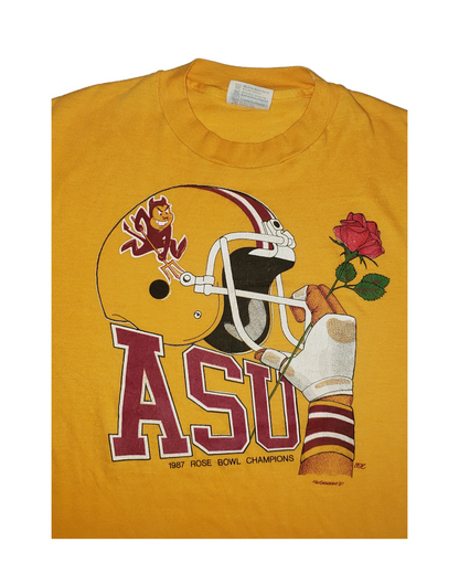 Vintage ASU Rose Bowl 1987 T-Shirt Md