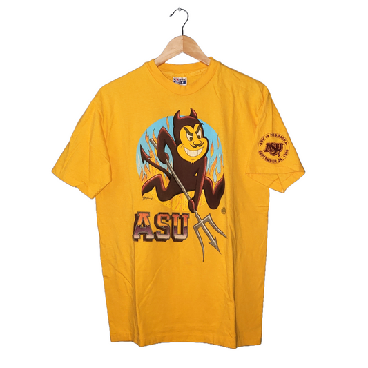 Vintage ASU Sun Devils 80's Arizona State University 1988 Sparky T-Shirt Lg