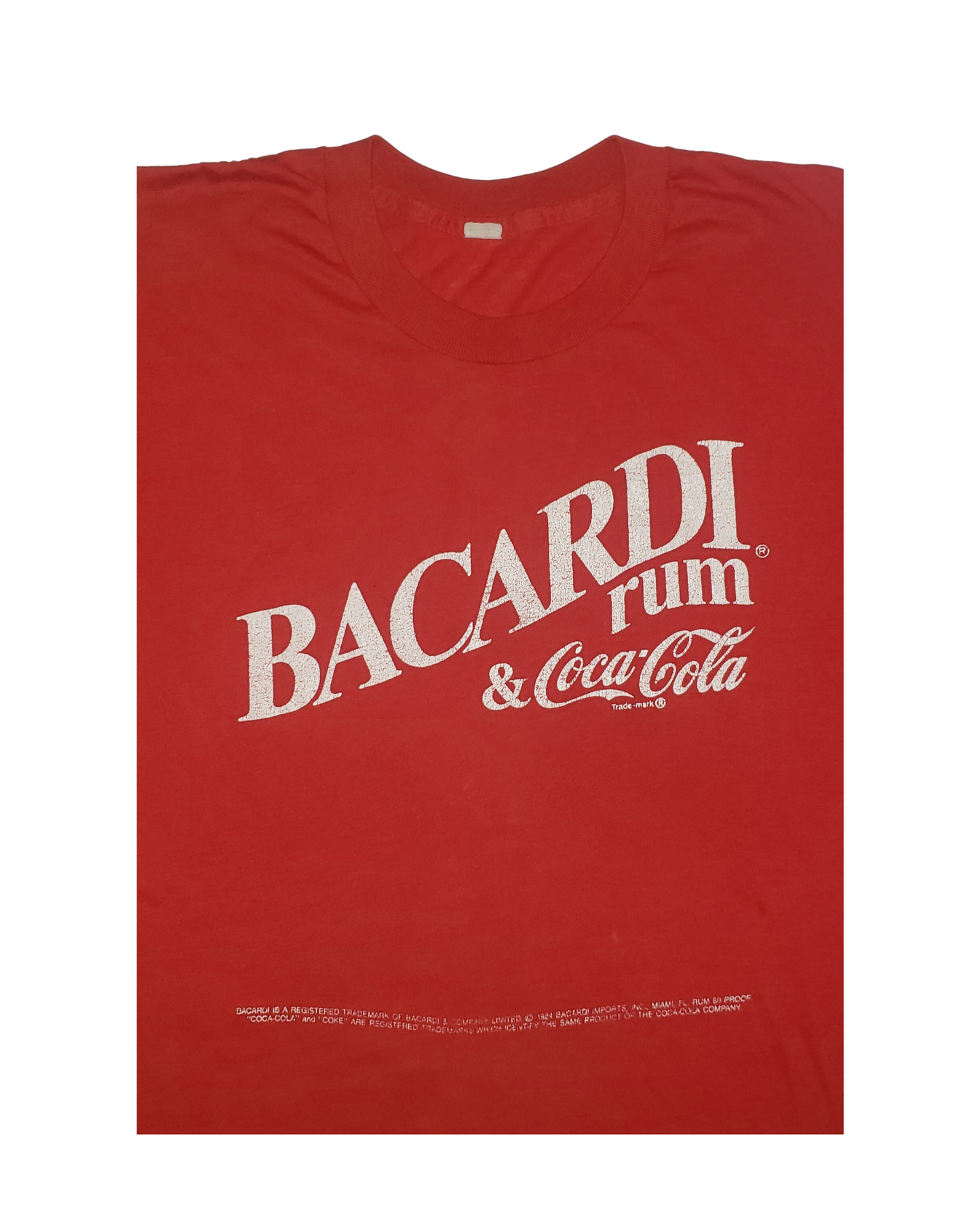 VintageBacardi & Coke 1984 T-Shirt Md