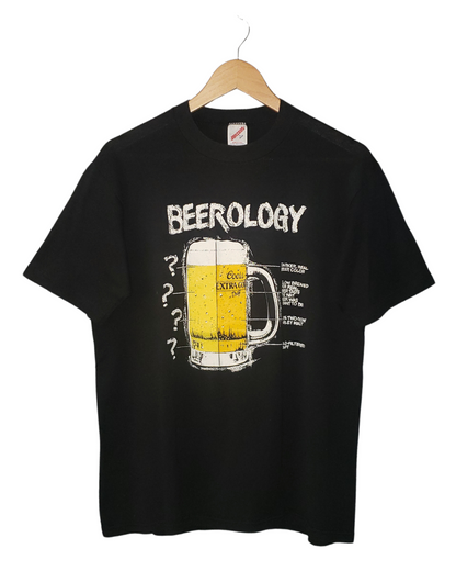 Vintage Coors Beer Beerology 80's T-Shirt Lg