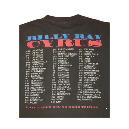 Vintage Billy Ray Cyrus I Ain't Your Dog No More 1993 Tour T-Shirt XL