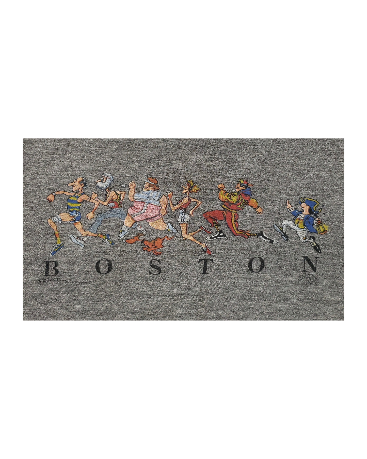 Vintage Boston Marathon 80's T-Shirt Lg