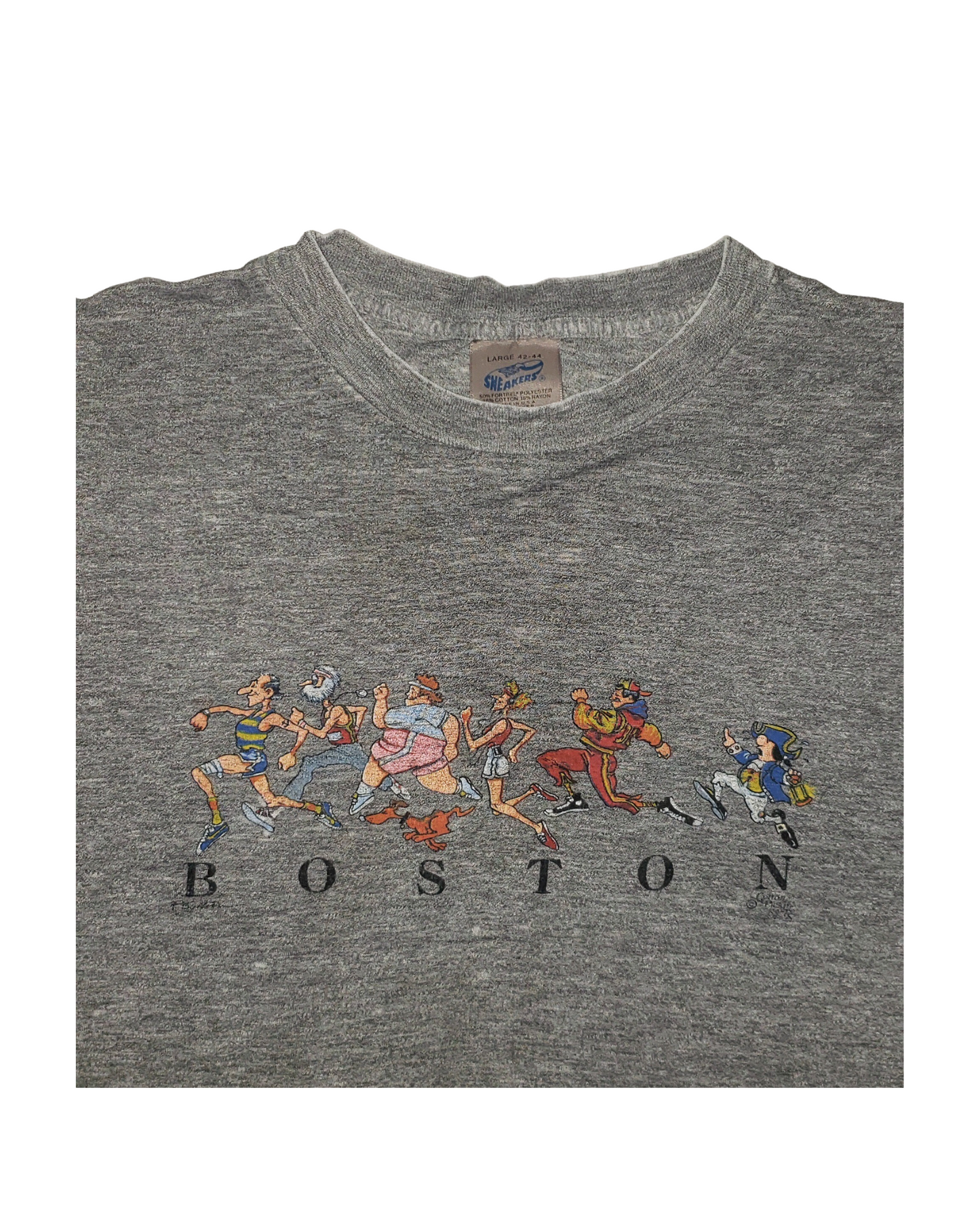 Vintage Boston Marathon 80's T-Shirt Lg