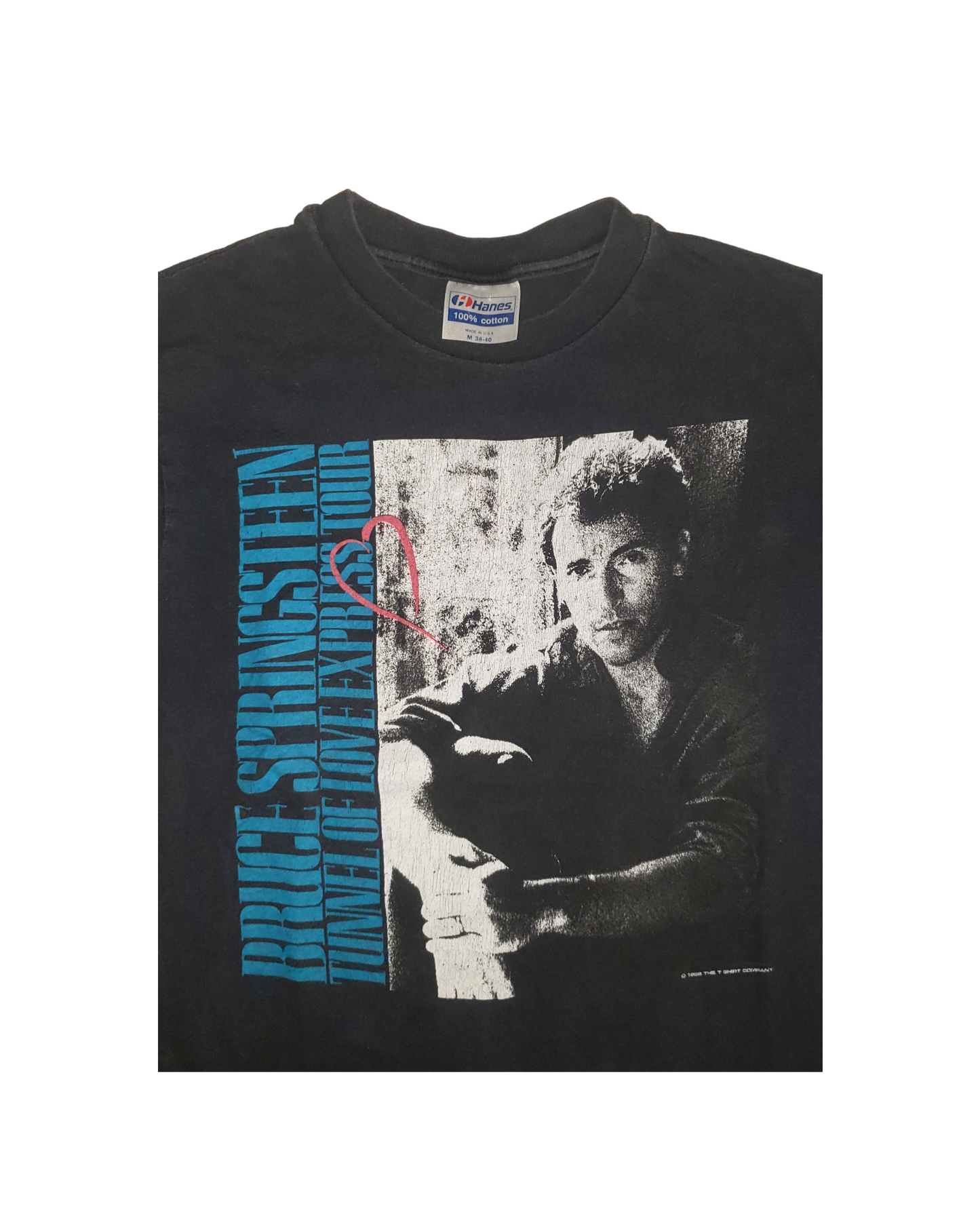 Vintage Bruce Springsteen Tunnel of Love Express Tour 1988 T-Shirt Md