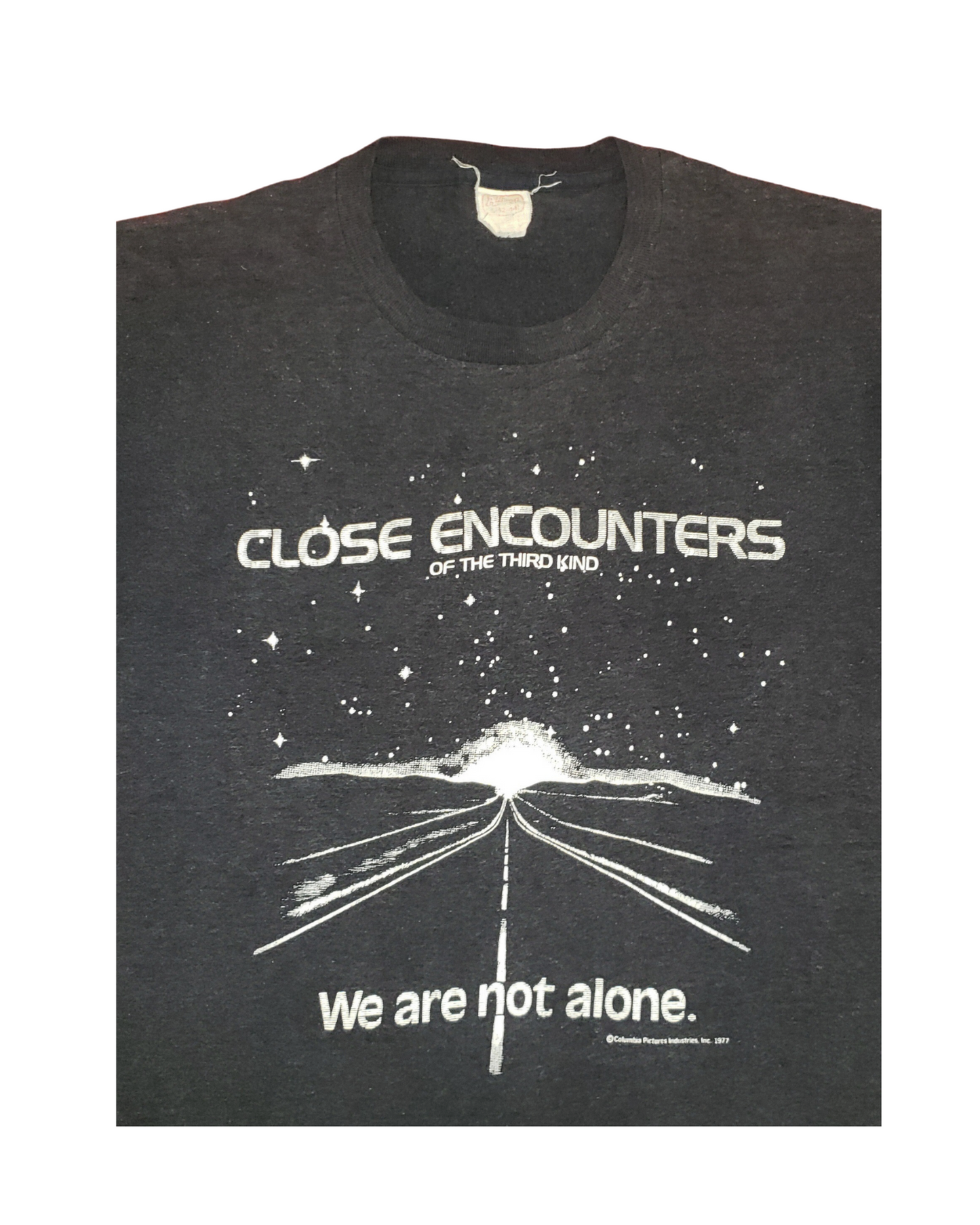 Vintage Close Encounters of the Third Kind 1977 Movie T-Shirt Lg