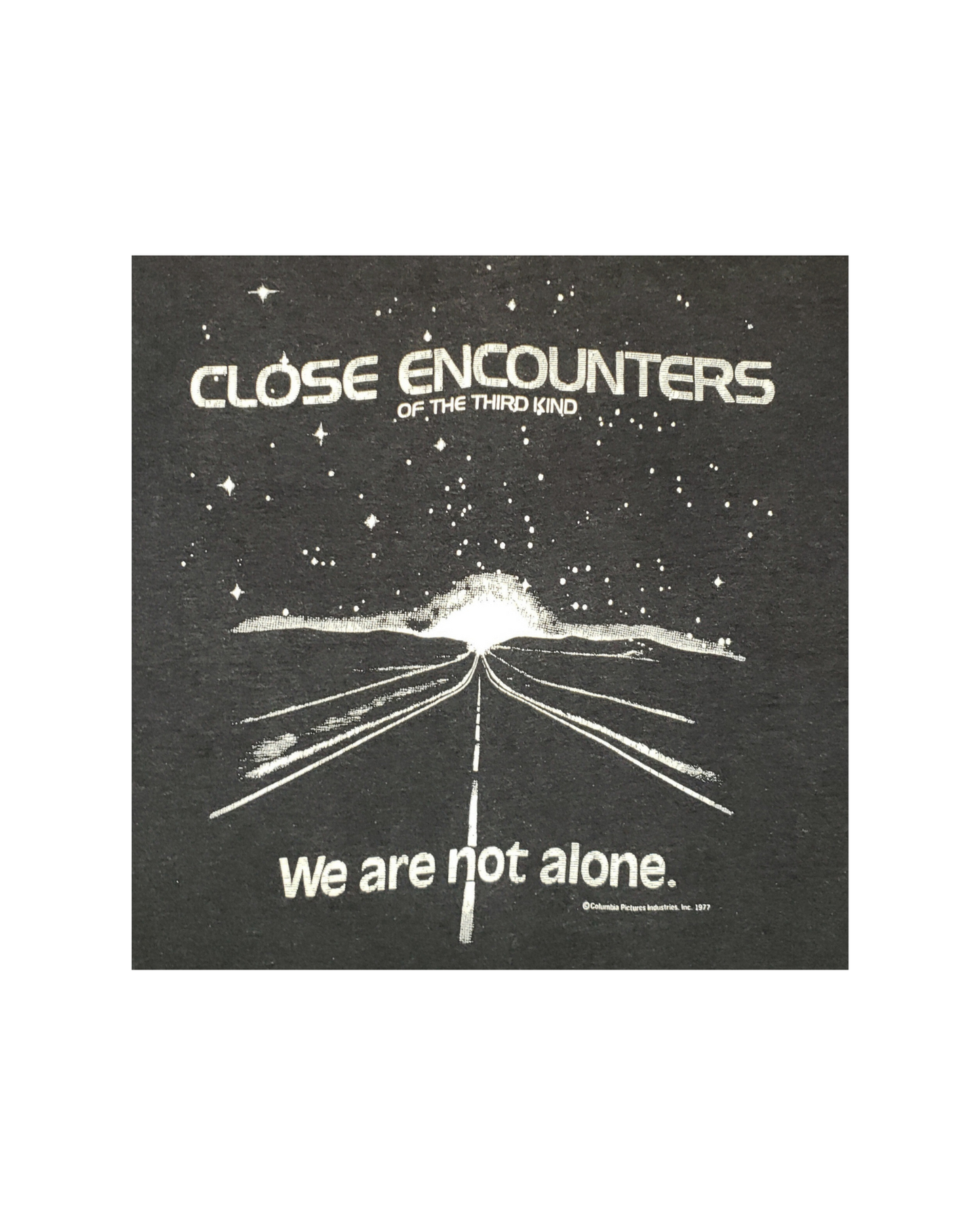 Vintage Close Encounters of the Third Kind 1977 Movie T-Shirt Lg