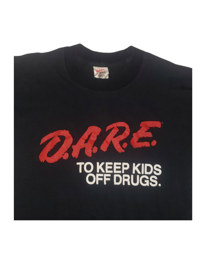 Vintage DARE Anti Drug Classic 80's T-Shirt Md