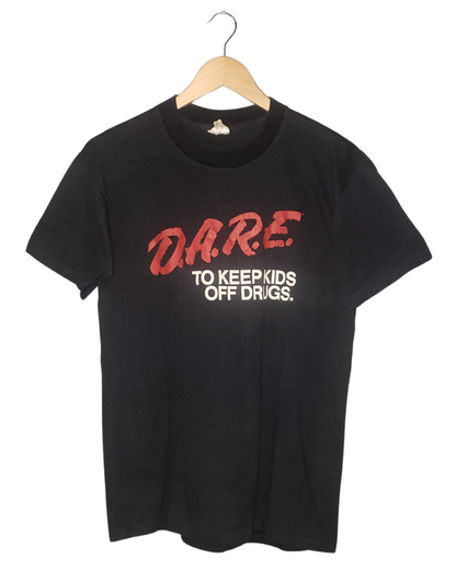 Vintage DARE Anti Drug Classic 80's T-Shirt Md