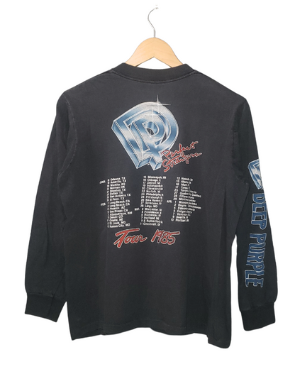 Vintage Deep Purple Perfect Stranger Tour 1985 Long Sleeve T-Shirt Md