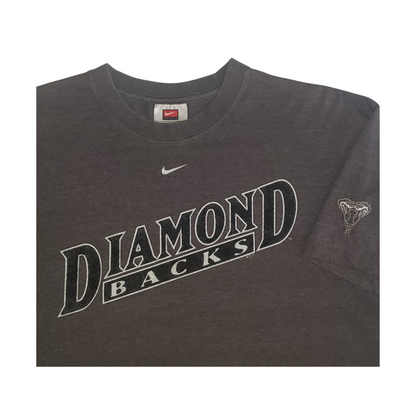 Vintage Arizona Diamondbacks NIKE 2004 Center Swoosh Embroidered Snake T-Shirt Large