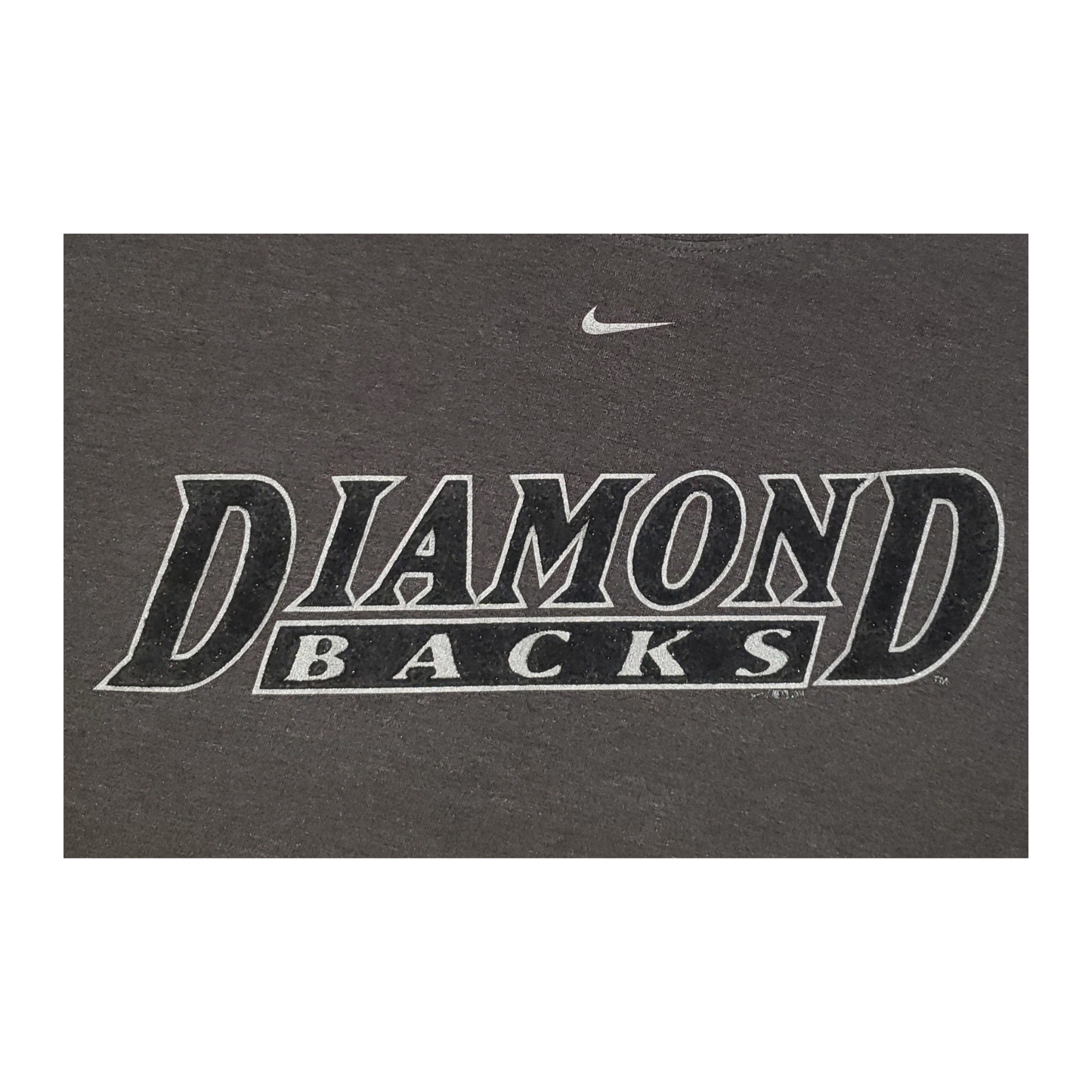 Vintage Arizona Diamondbacks NIKE 2004 Center Swoosh Embroidered Snake T-Shirt Large