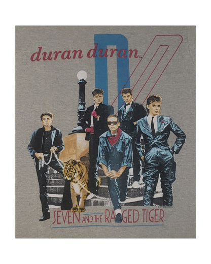 Vintage Duran Duran Seven & The Ragged Tiger 1984 T-Shirt Md