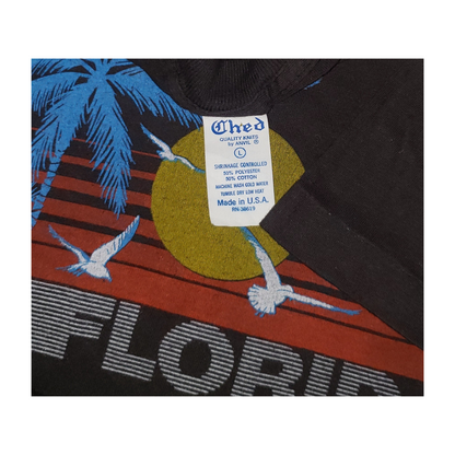 Vintage Bradenton Florida State Souvenir 70's T-Shirt Lg