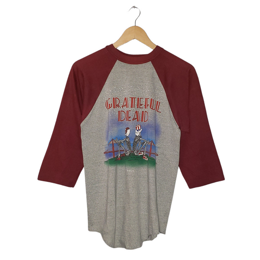 Vintage Grateful Dead New Years Oakland 1981 Raglan T-Shirt Lg