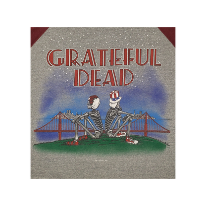 Vintage Grateful Dead New Years Oakland 1981 Raglan T-Shirt Lg