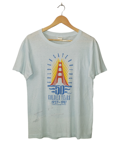 Vintage Golden Gate Bridge San Francisco 1986 T-Shirt Lg