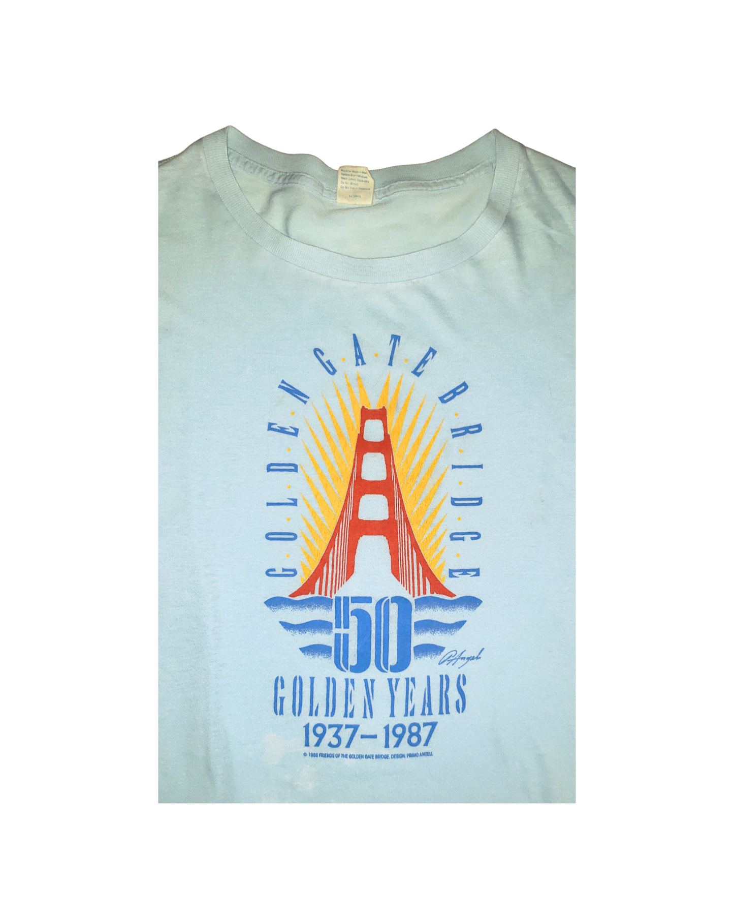 Vintage Golden Gate Bridge San Francisco 1986 T-Shirt Lg