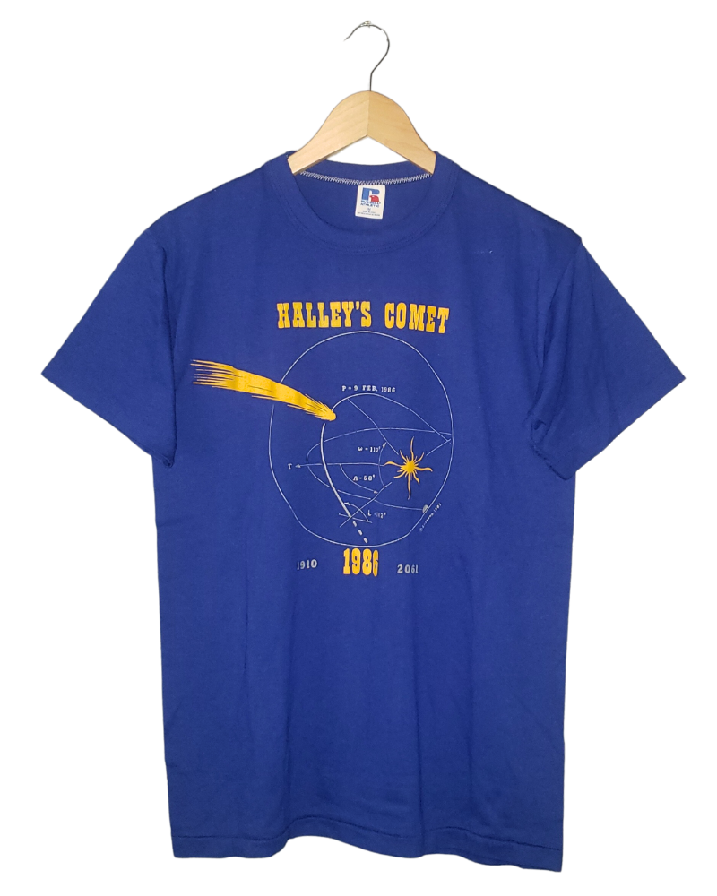 Vintage Halley's Comet 1986 T-Shirt Md