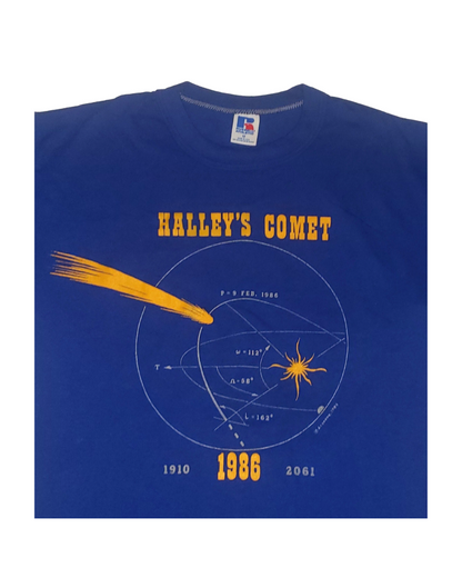 Vintage Halley's Comet 1986 T-Shirt Md