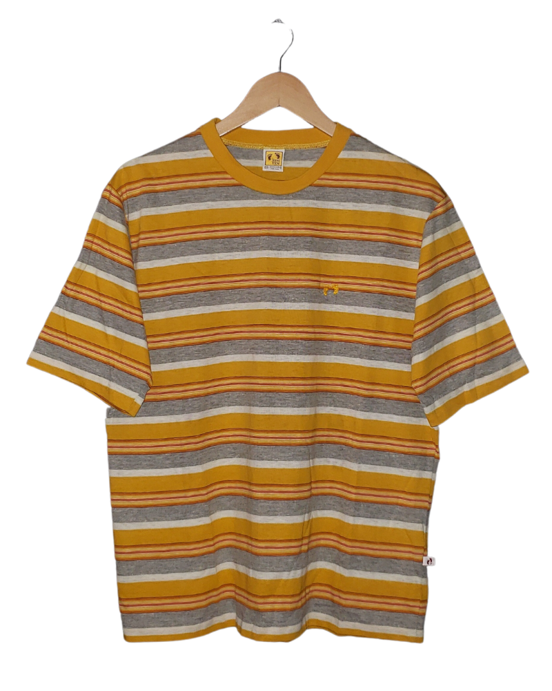 Vintage Hang Ten 80's Striped T-Shirt Md