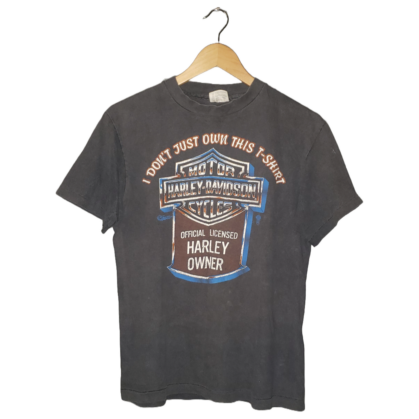 Vintage Harley Davidson Motorcycles I Don't Just Own This T-Shirt 80's T-Shirt Md