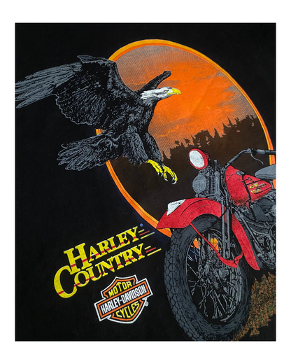 Vintage Harley Davidson Motorcycles 1995 T-Shirt XL