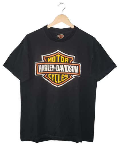 Vintage Harley Davidson Motorcycles Milwaukee 1990 T-Shirt Lg