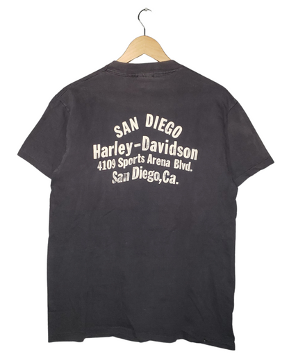 Vintage Harley Davidson Motorcycles The People Your Parents Warned You About 70's T-Shirt Lg