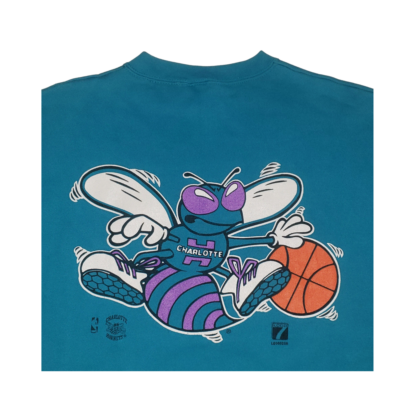 Vintage Charlotte Hornets NBA Graffiti 90's Crewneck Sweatshirt XL