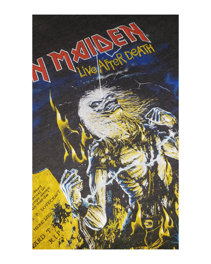 Vintage Iron Maiden Live After Death Tour 1985 T-Shirt XL