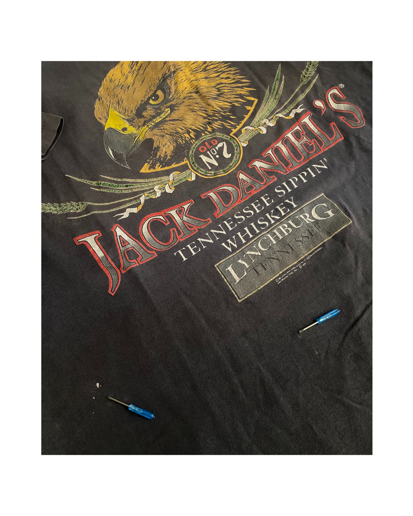 Vintage Jack Daniels Whiskey 1990 T-Shirt XL