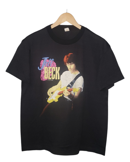 Vintage Jeff Beck Guitar Shop Tour 1989 T-Shirt Lg