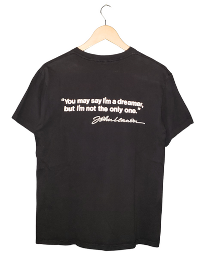 Vintage John Lennon Imagine Quote 1988 T-Shirt Lg