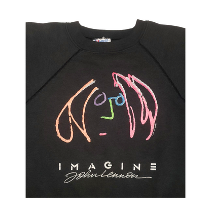 Vintage John Lennon Imagine 1987 Crewneck Sweatshirt Md