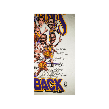 Vintage Los Angeles L.A. Lakers 1987/1988 Back to Back NBA Champs Deadstock 80's T-Shirt XL