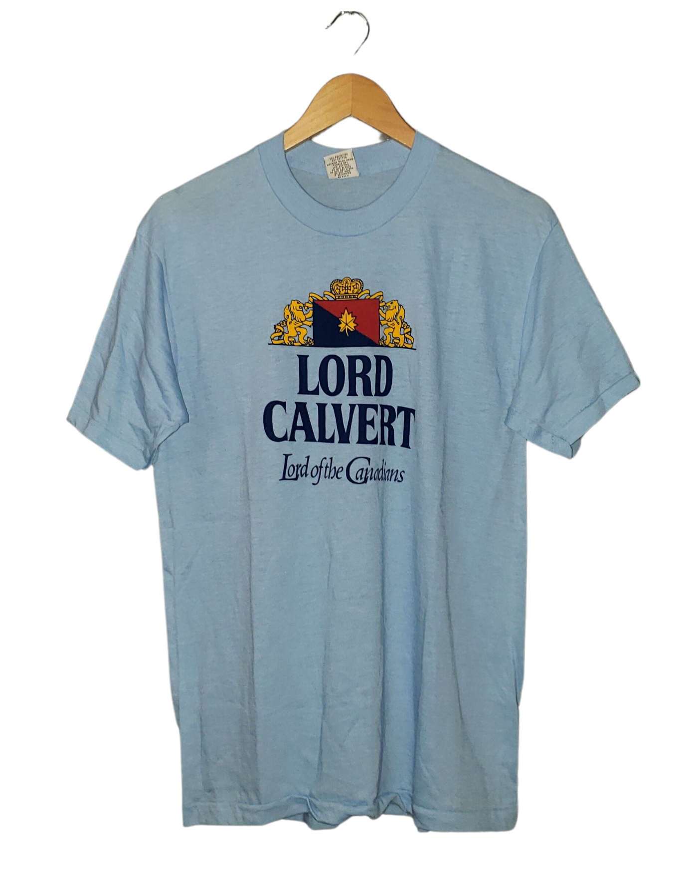 Vintage Lord Calvert Whiskey 80's T-Shirt Lg