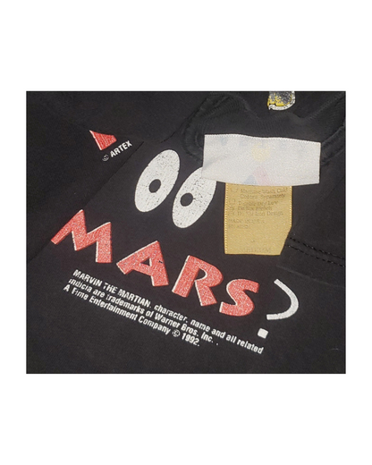 Vintage Marvin the Martian Alien Life on Mars 1992 T-Shirt Md