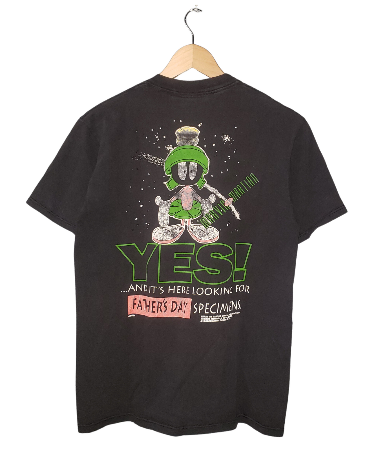 Vintage Marvin the Martian Alien Life on Mars 1992 T-Shirt Md