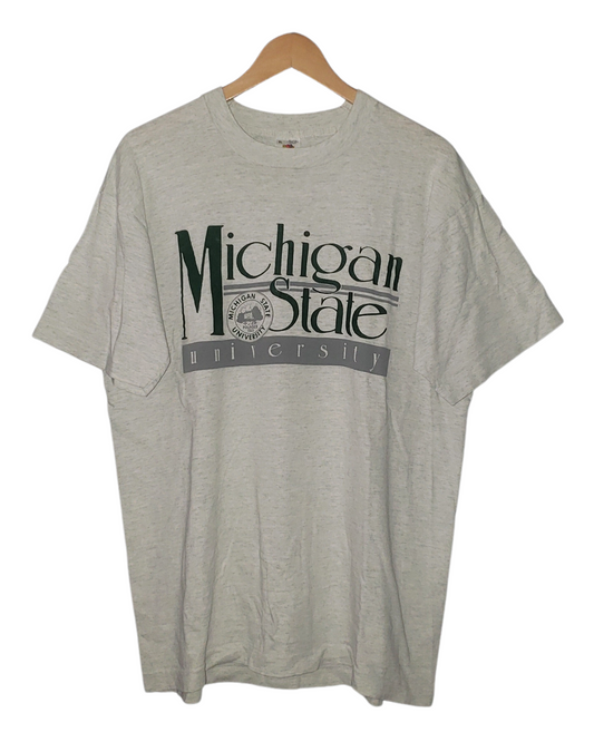 Vintage Michigan State University Spartans NCAA 80's T-Shirt XL