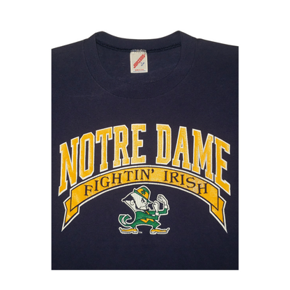 Vintage Notre Dame Fighting Irish 80's Jerzees Single Stitch USA T-Shirt Lg