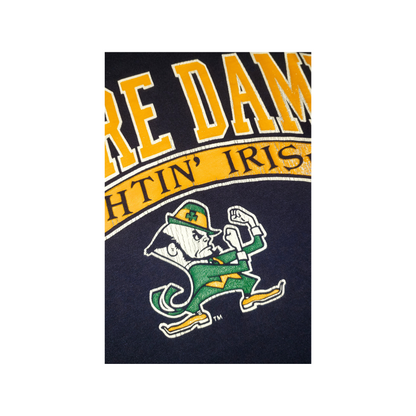 Vintage Notre Dame Fighting Irish 80's Jerzees Single Stitch USA T-Shirt Lg