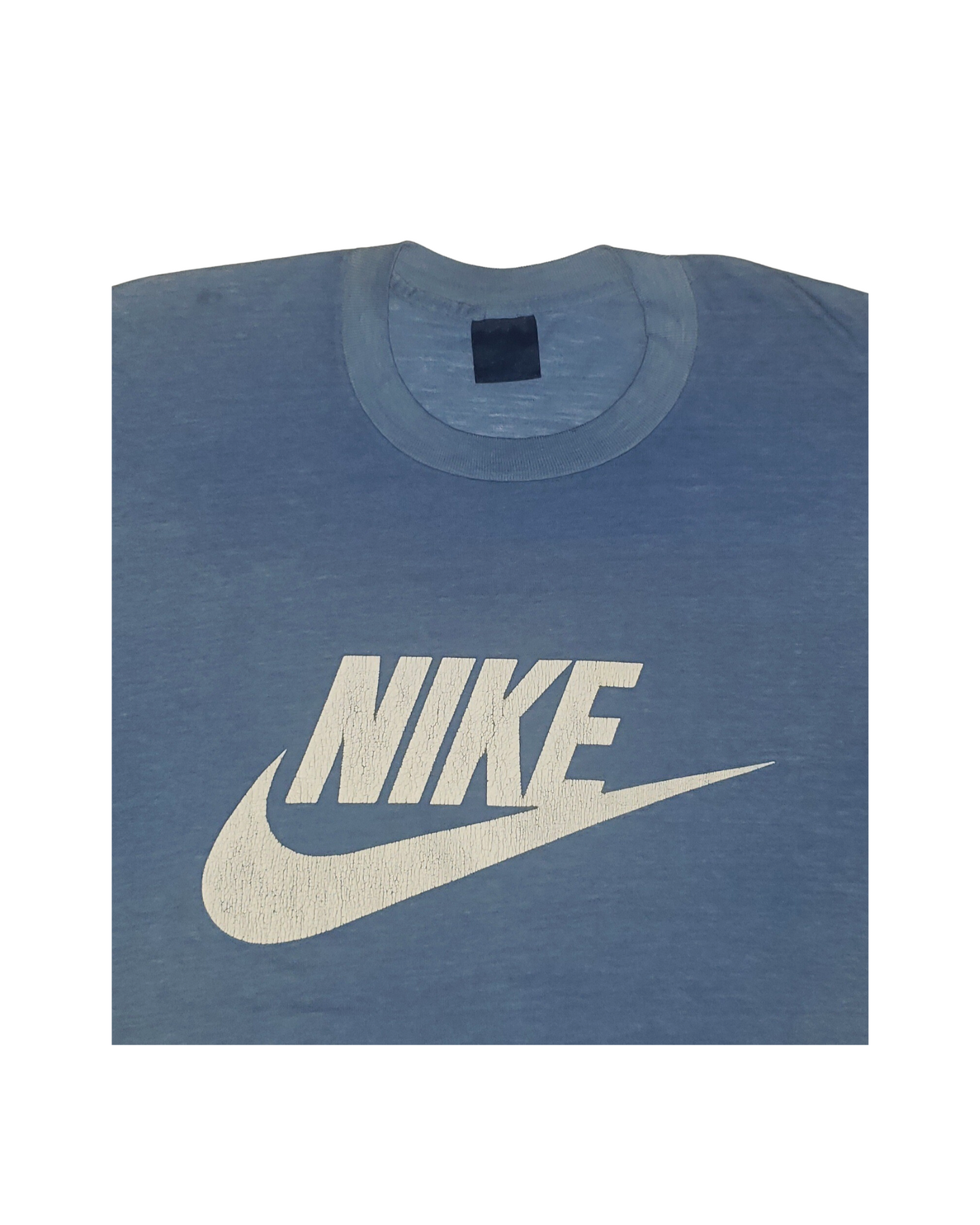 Vintage Nike Blue Tag Swoosh Early 80's T-Shirt Lg