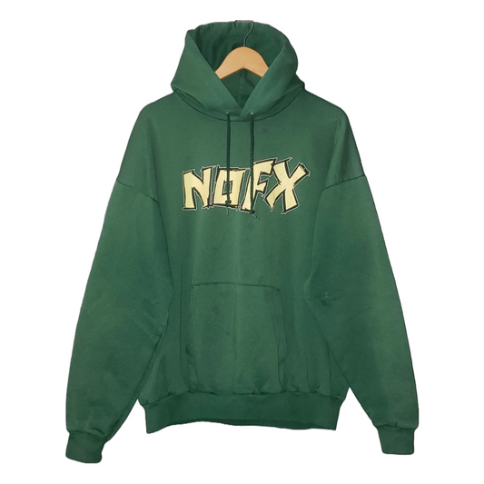 Vintage NOFX Pump Up the Valuum Tour 2000 Hoodie Sweatshirt XL