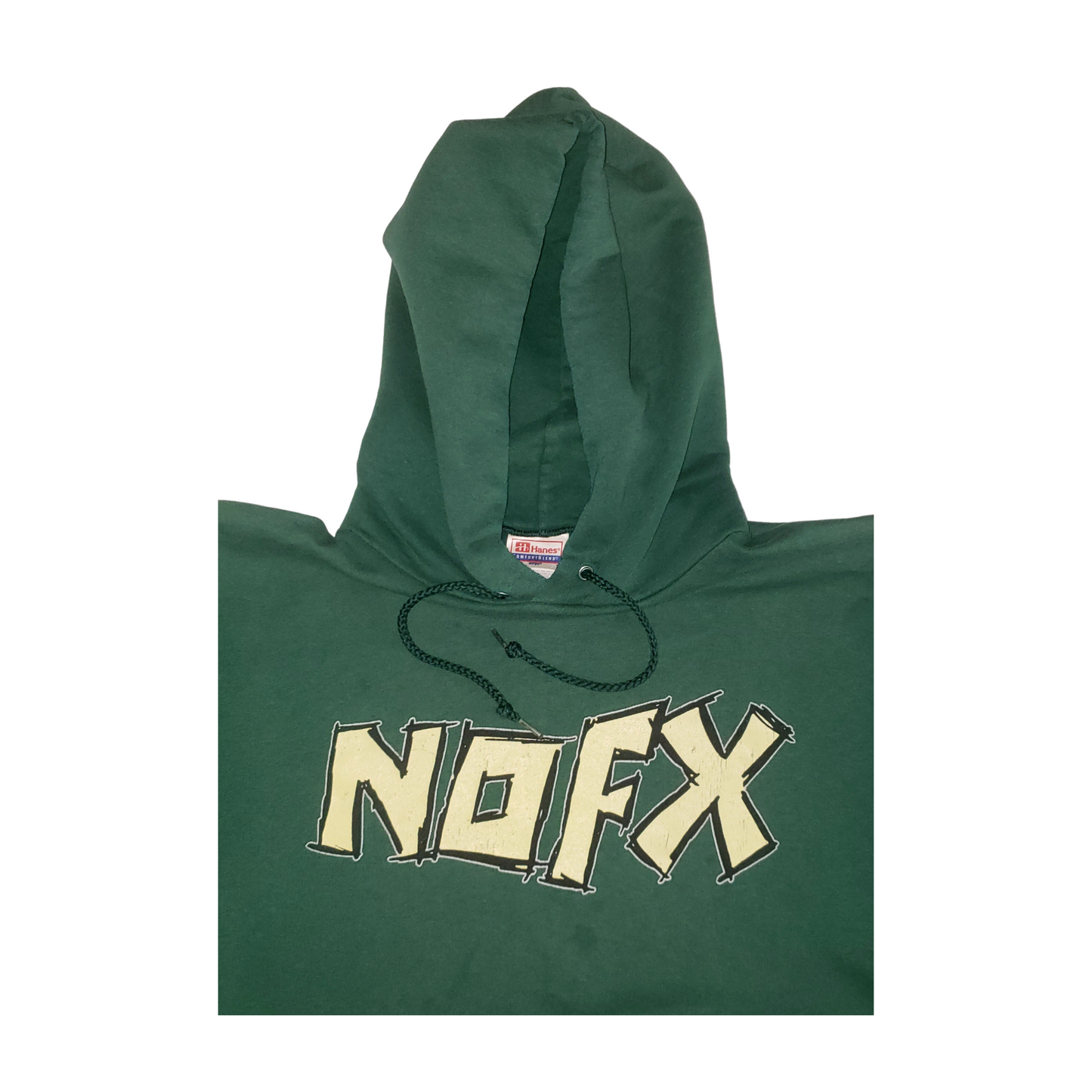 Vintage NOFX Pump Up the Valuum Tour 2000 Hoodie Sweatshirt XL