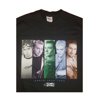 Vintage NSYNC World Tour 1998 Deadstock T-Shirt Md