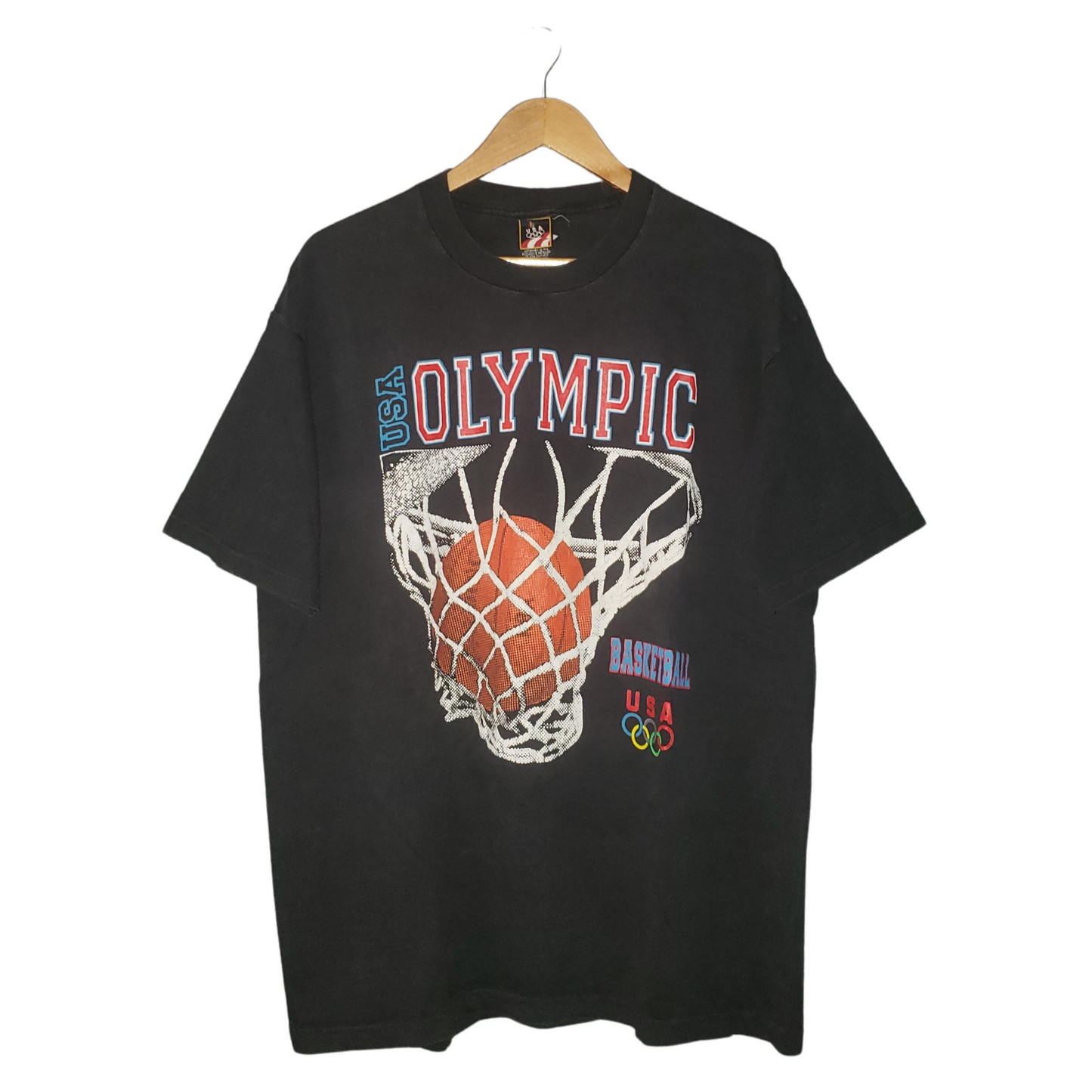 Vintage Olympics Team USA Dream Team Michael Jordan Basketball 90's T-Shirt XL